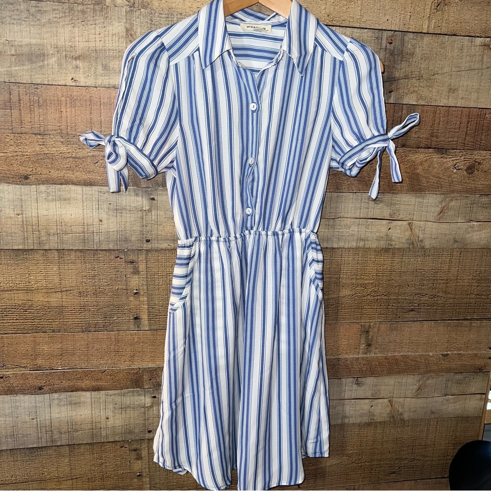 Monteau Shirt Dress Striped Woman’s Small